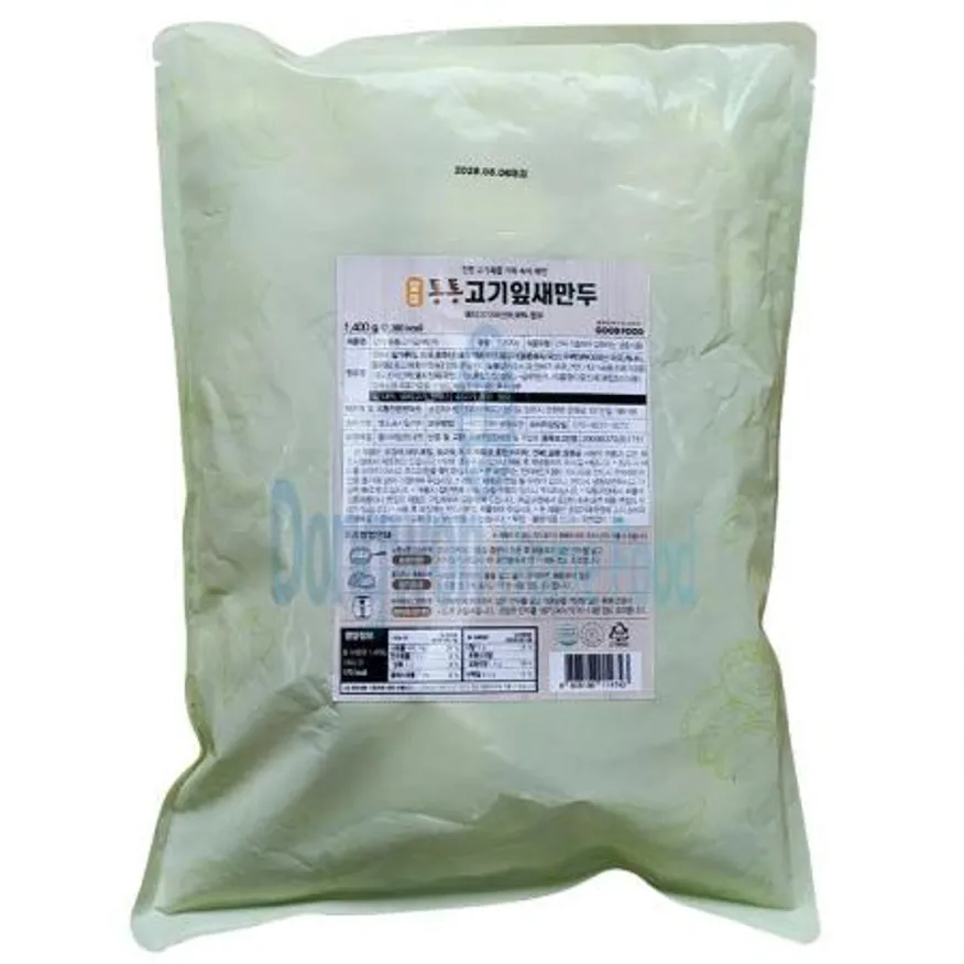 (16:30마감(D) 얇피통통고기만두(굿푸드/약50입/1.4KG)EA 이미지