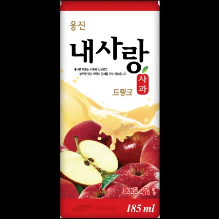 (16:30마감)사과주스테트라팩(185ML/EA/24EA/BOX/내사랑드링크)