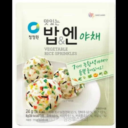 (16:30마감)맛있는밥엔야채,청정원,24G(8G*3EA)/EA 이미지