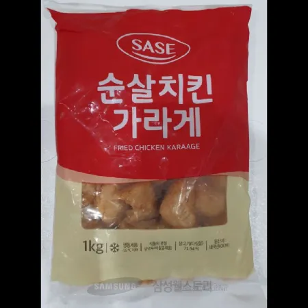 (16:30마감)냉동순살치킨가라아게,태국산,DC,사세,1KG(35±4EA)/PAC 이미지