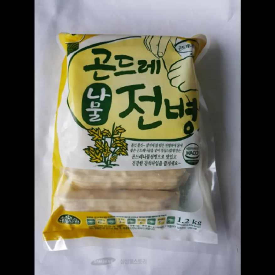 (16:30마감)곤드레나물전병(아하식품/1.2KG(120G*약10EA)/PA/곤드레:국산) 이미지