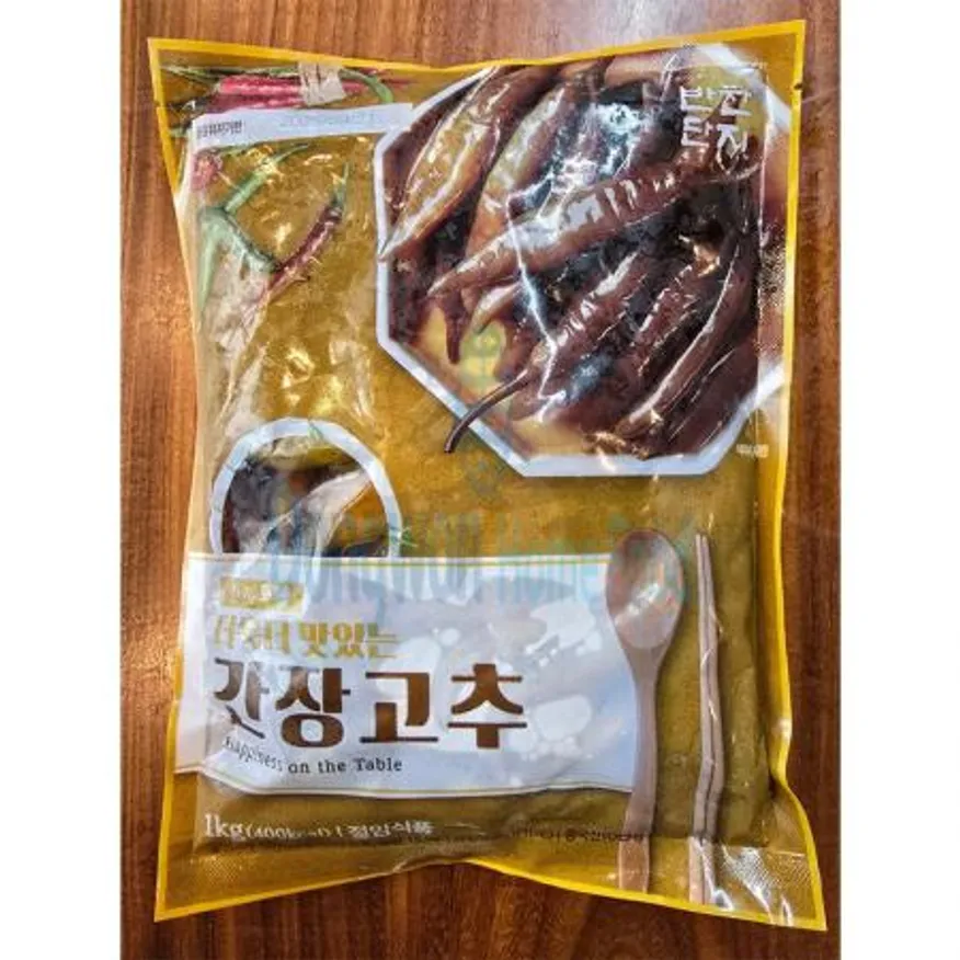 (16:30마감(D) 간장고추(중국완제/단지/1kg)EA 이미지