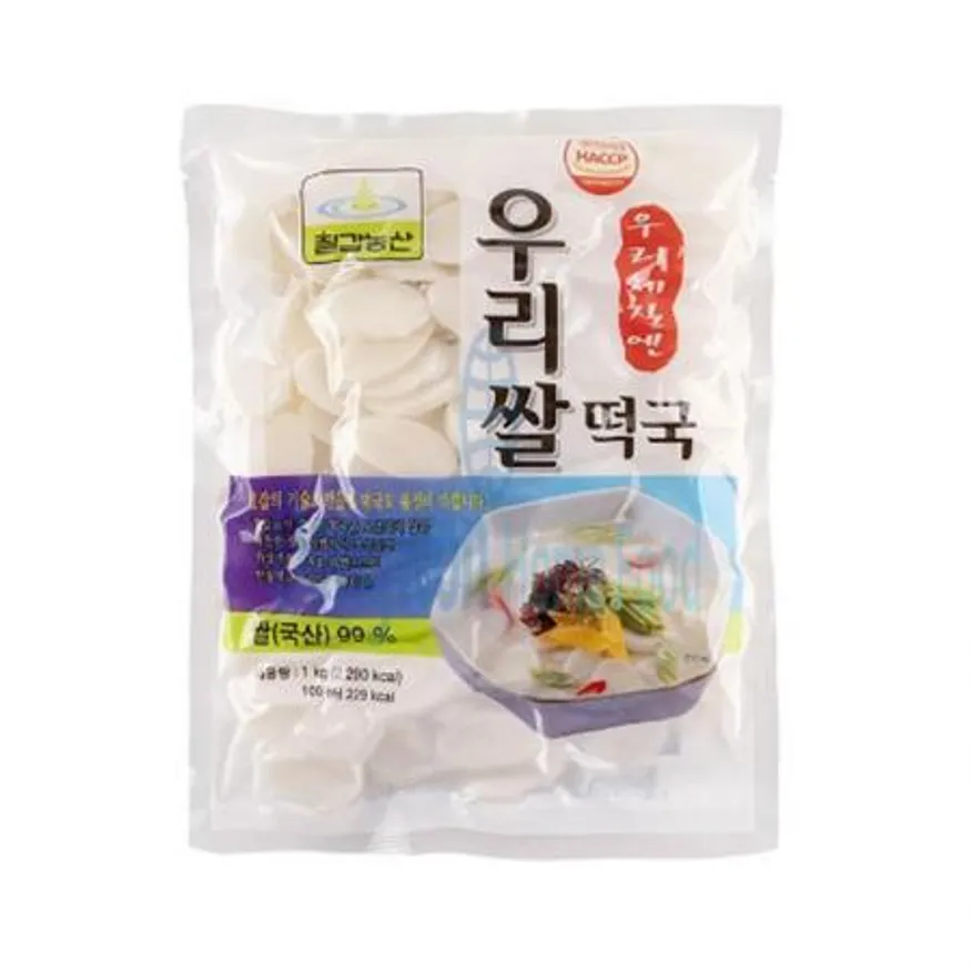 (16:30마감(D) 우리쌀떡국떡(국산/칠갑/냉장/1KG)EA 이미지