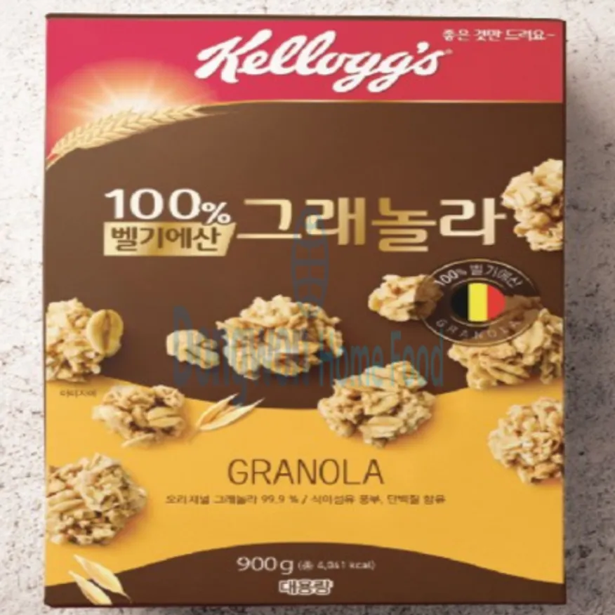 (16:30마감(D) 100%벨기에산그래놀라(켈로그/900g/시리얼)EA 이미지