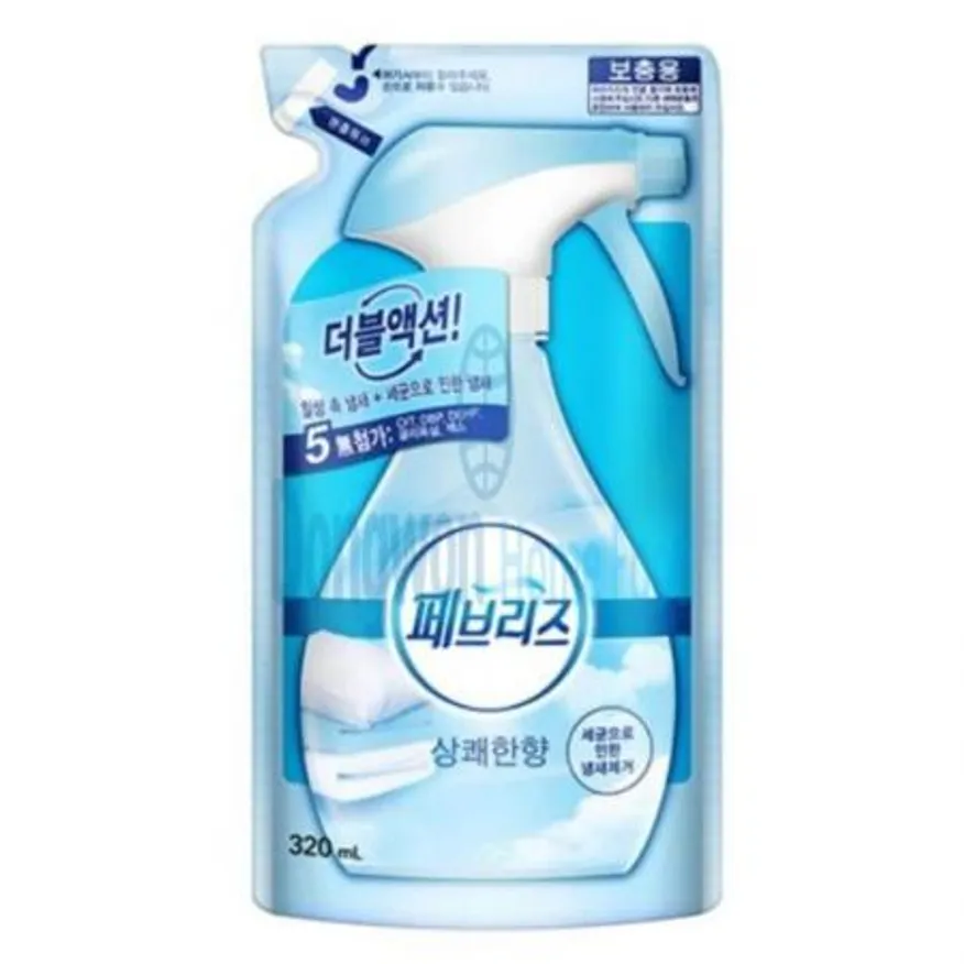 (16:30마감(D) 섬유탈취제(페브리즈/상쾌한향/320ml/리필용)EA 이미지