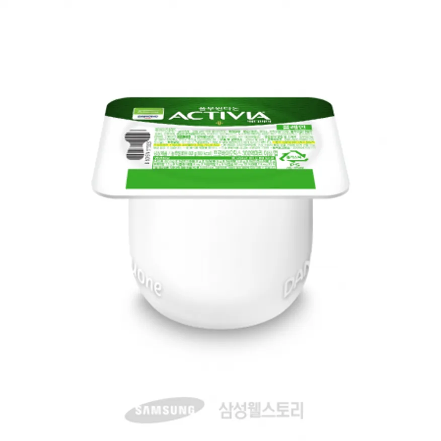 (16:30마감)떠먹는요구르트(80G/EA/다논/원유:국내산/액티비아/플레인) 이미지