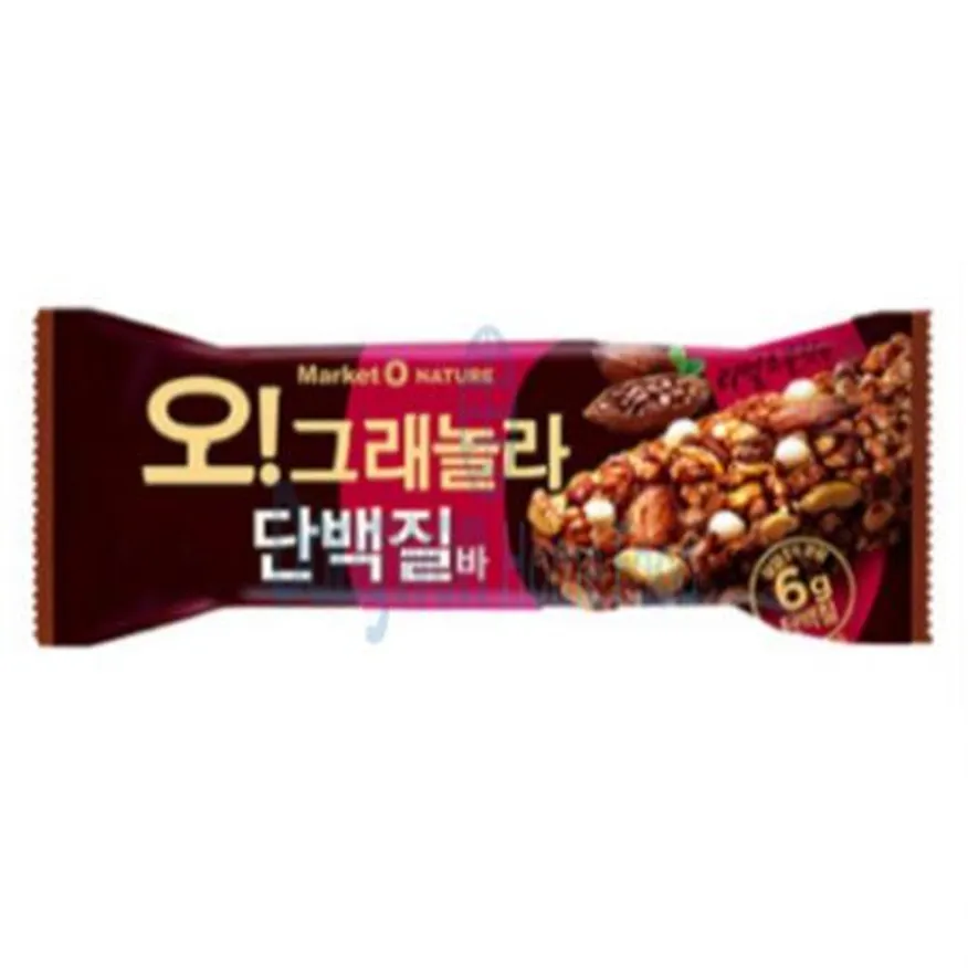(16:30마감(D) 오!그래놀라단백질바(리얼초코/오리온/40G*12입/W)EA 이미지