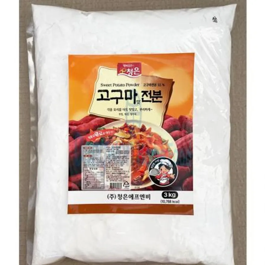 (16:30마감(D) 고구마맛전분(중국산/청은/55%/3kg)EA 이미지