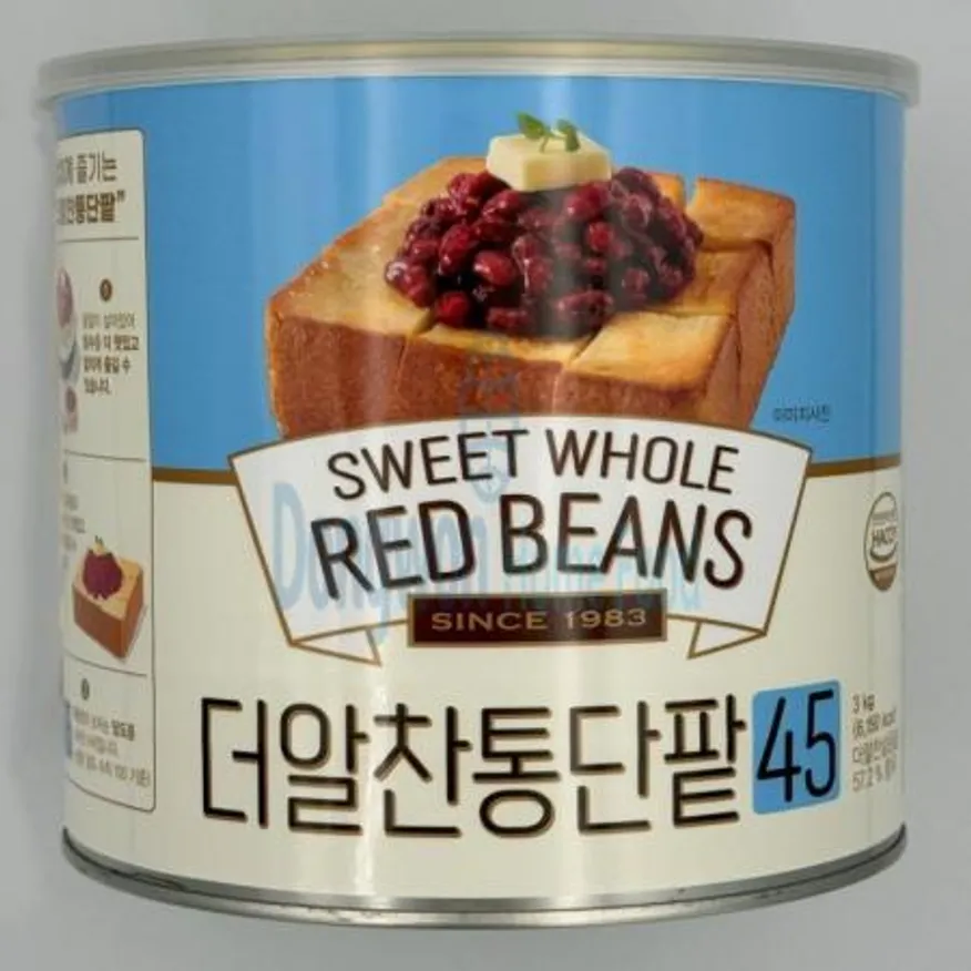 (16:30마감(D) 통단팥캔(중국산/대두식품/화과방/상온/3KG/빙수팥)EA 이미지