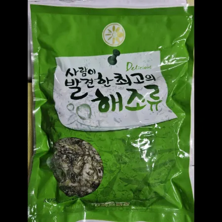 (16:30마감)데친염장미역줄기(70%/1KG/PAC/미역줄기:국내산) 이미지