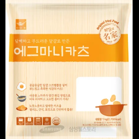 (16:30마감)에그마니카츠(사옹원/1KG(18~22EA)/PAC/계란:국산)