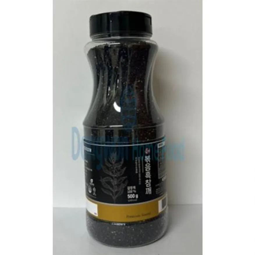 (16:30마감(D) 볶음흑참깨(국내산/맛뜨락/PET/500g)EA 이미지