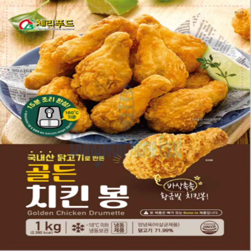 (16:30마감(D) 골든치킨봉(체리푸드/닭고기:국내산/1kg)EA 이미지