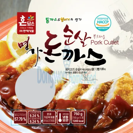 (16:30마감(D) 순살돈까스(한맥/150g*5입/돼지고기:국산/750g)EA 이미지