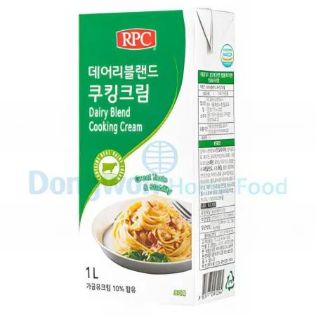 (16:30마감(D) 데어리블랜드쿠킹크림(RPC/냉장/1L)EA 이미지