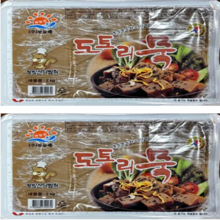 (16:30마감(D) 도토리묵(중국산/산들해/2kg*2팩/4kg)BOX 이미지