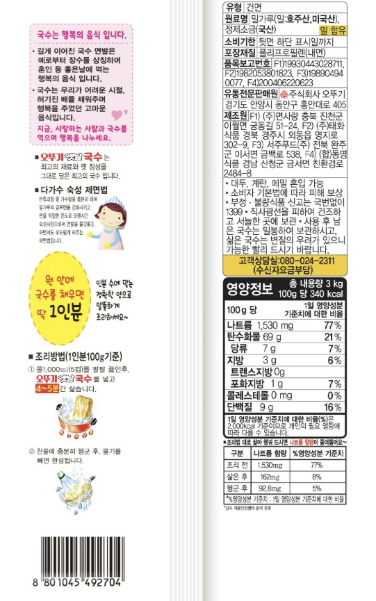 상품정보제공고시