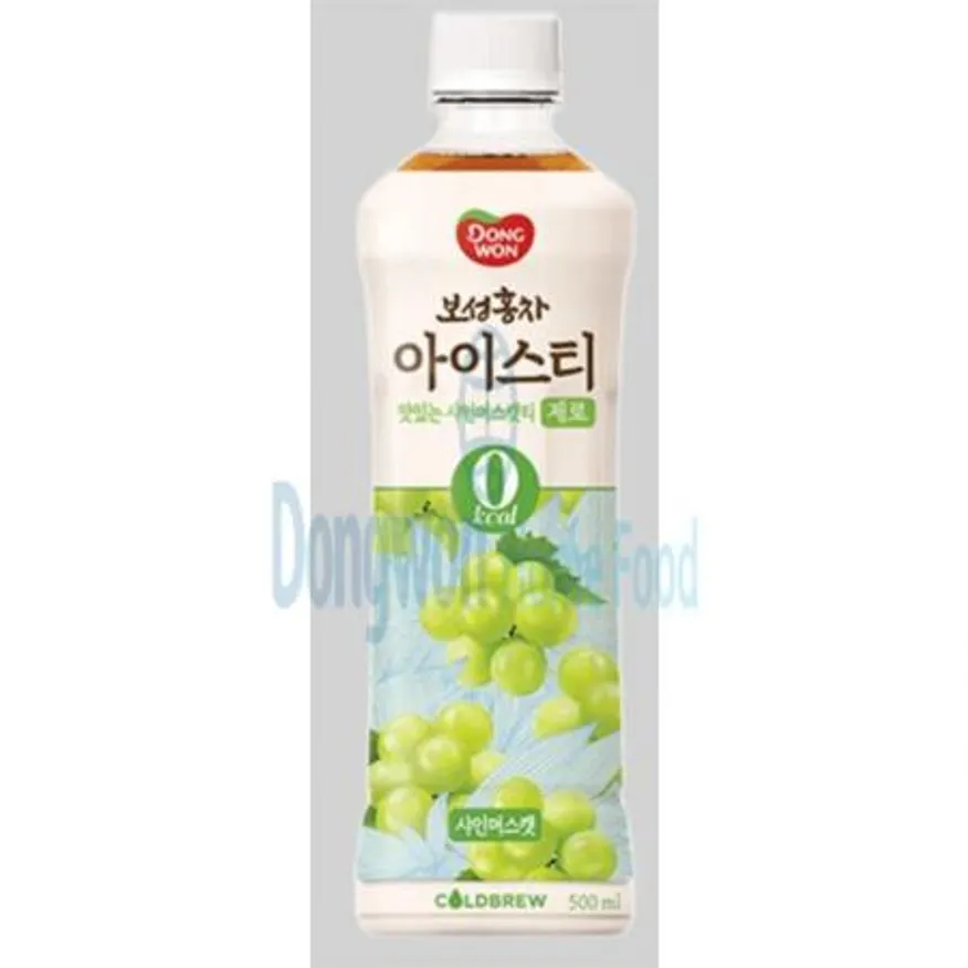(16:30마감(D) 보성홍차아이스티제로샤인머스캣(동원/500ML)EA 이미지