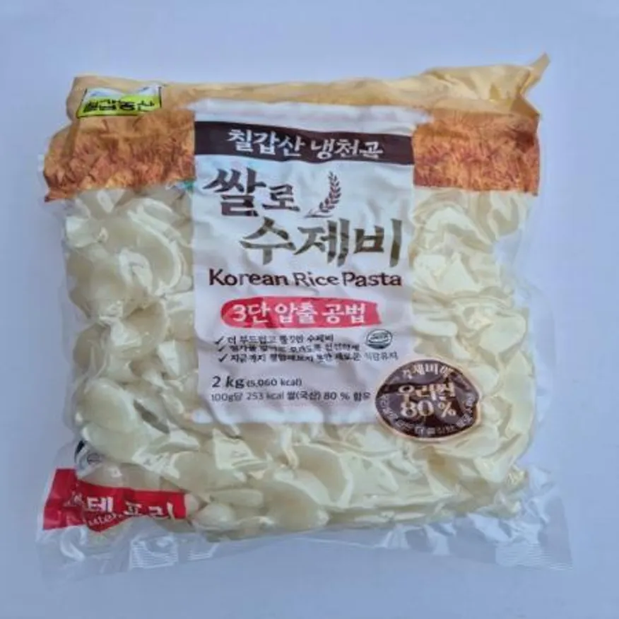 (16:30마감(D) 쌀수제비(쌀:국산/칠갑/2kg)EA 이미지