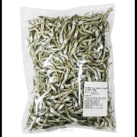 (16:30마감)안심멸치(조림용(2~4CM)/특/500G/PAC/이물제거/국내산) 이미지