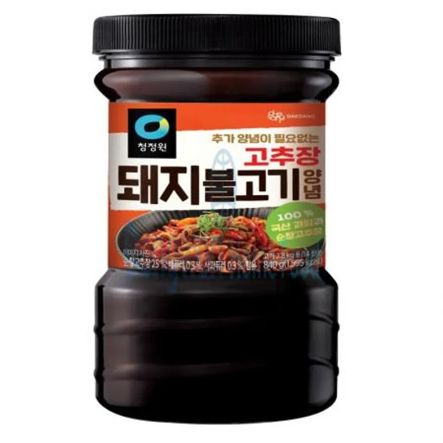 (16:30마감(D) 청정원돼지불고기양념장(대상/840g)EA 이미지
