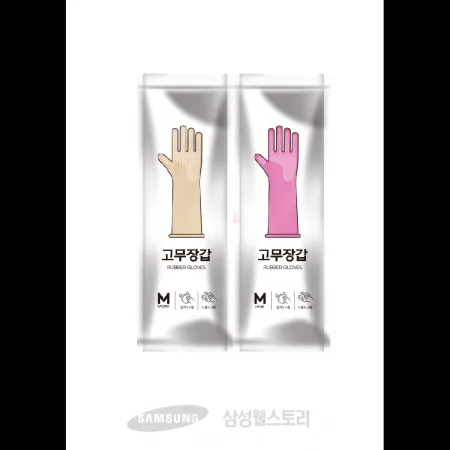 (16:30마감)고무장갑(EA/레드/M) 이미지