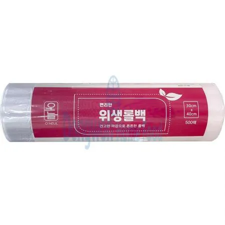 (16:30마감(D) 위생롤백(더오늘/30*40cm/500매/식품용/롤팩)EA 이미지