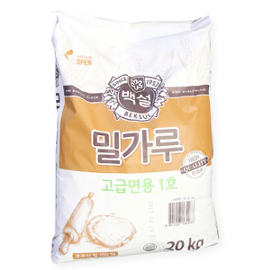 (16:30분마감)백설 밀가루(실온 고급 1호_호주산100% 면용 20Kg/EA 호주) 이미지