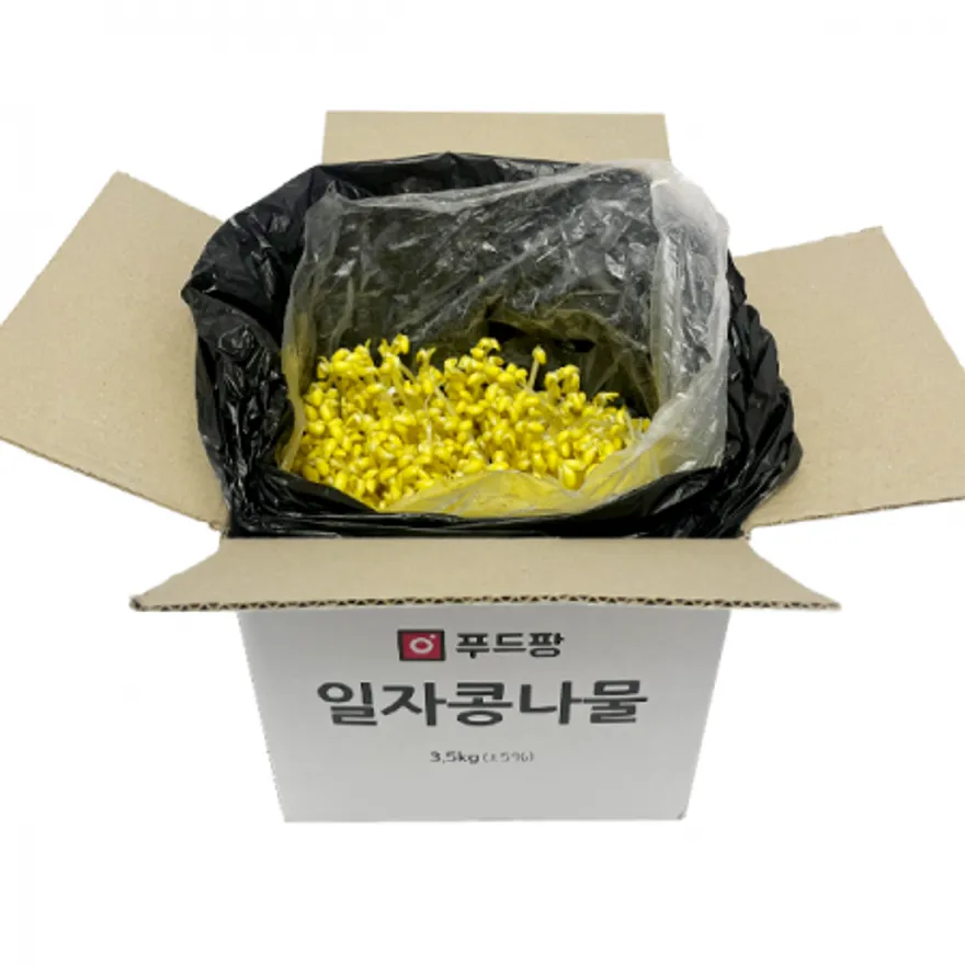 일자콩나물(푸드팡/박스/3.5kg내외/중국산) 이미지