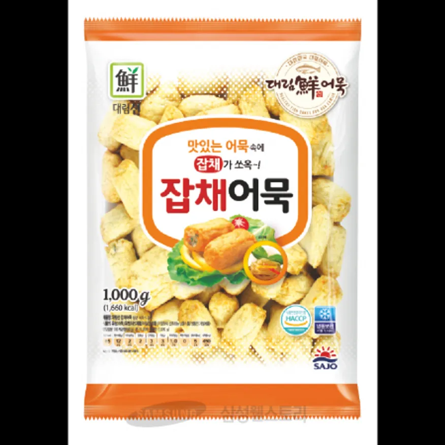 (16:30마감)잡채어묵(지방D-3/중/대림/1KG(약76EA±5)/PAC/연육:외국산) 이미지