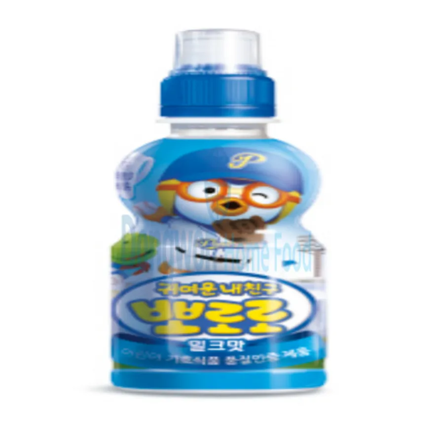 (16:30마감(D) 뽀로로음료(팔도/밀크맛/235ML*24입)BOX 이미지
