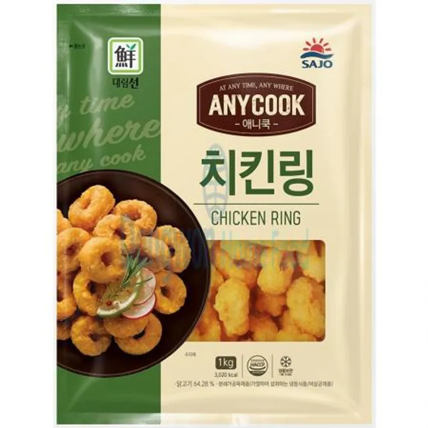 (16:30마감(D) 애니쿡치킨링(사조/계육:국내산냉동//1kg)EA 이미지