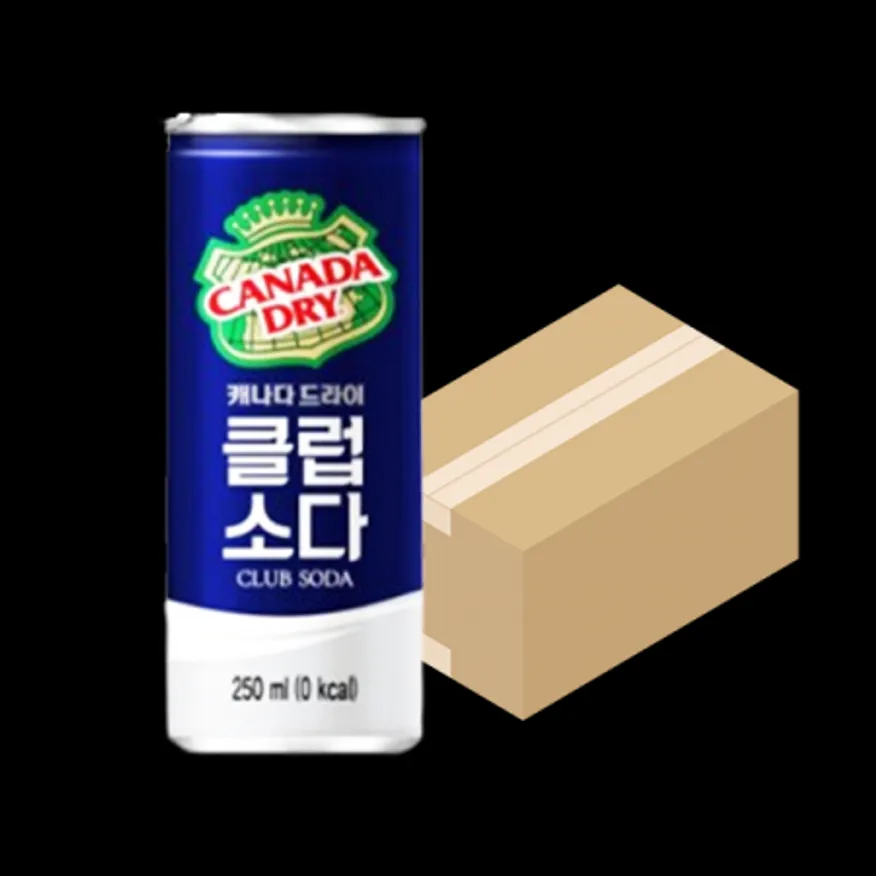 (16:30마감(L)클럽소다(캐나다드라이/박스/250ml*30개/캔) 이미지
