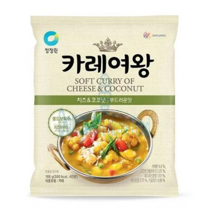 (16:30마감(D) 청정원카레여왕치즈코코넛카레(대상/108g)EA 이미지