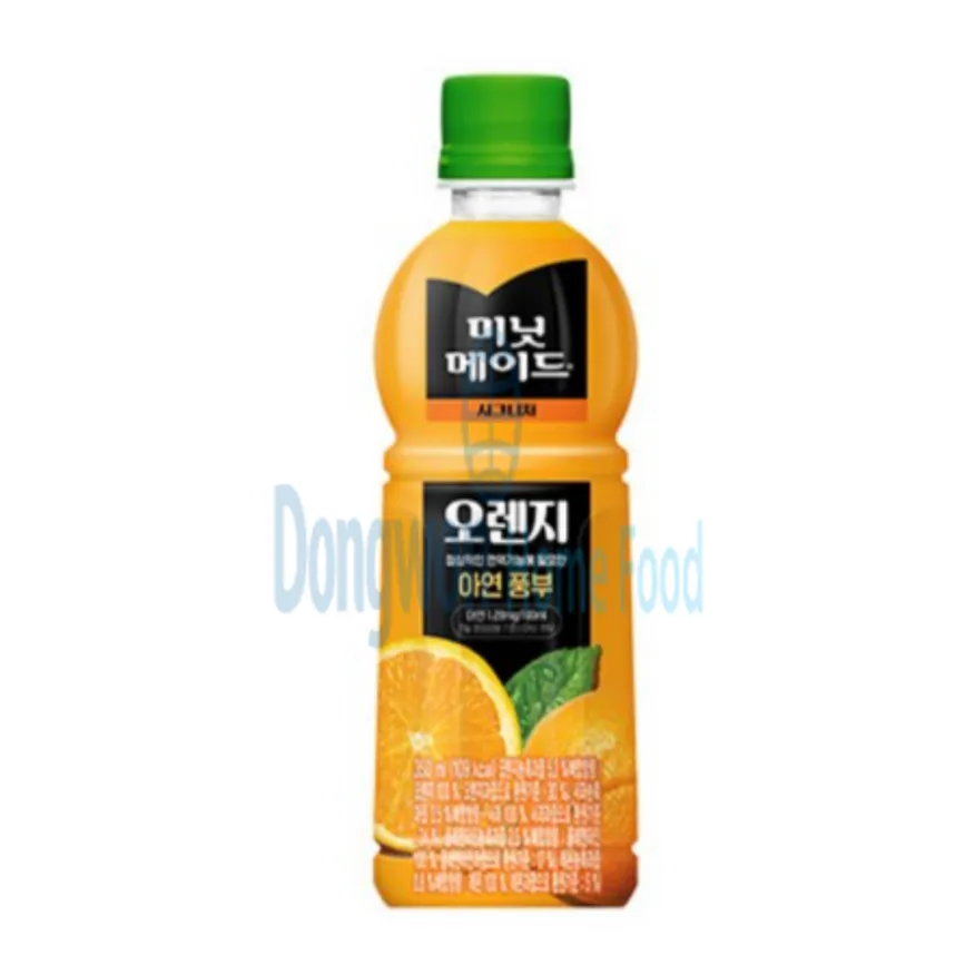 (16:30마감(D) 미닛메이드오렌지주스(코카콜라/PET/350ML*24PET)BOX 이미지