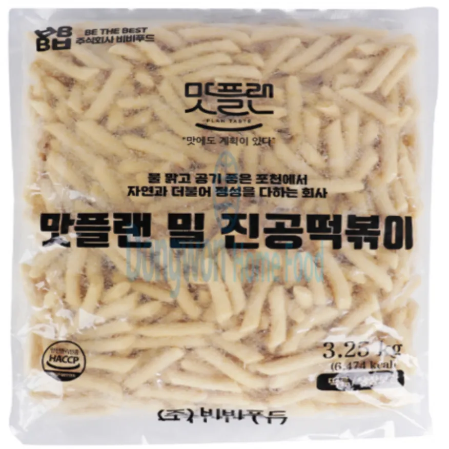 (16:30마감(D) 맛플랜밀진공떡볶이(비비푸드/밀떡/3.25kg)EA 이미지