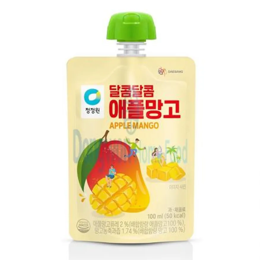 (16:30마감(D) 달콤달콤애플망고(청정원/100ML*40EA)BOX 이미지