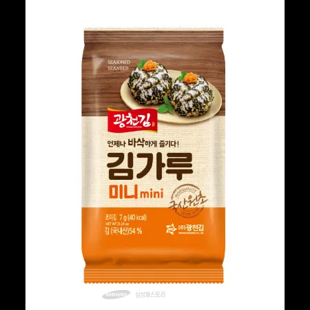 (16:30마감)미니김가루(광천/63G(7G*9봉)/PAC/국내산) 이미지