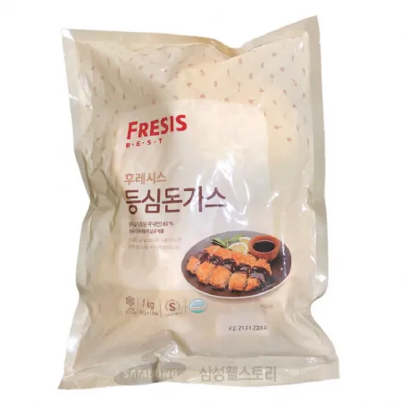 (16:30마감)등심돈가스(통등심60)(후레시스/1KG(10EA*100G)/P/돈육:국산) 이미지