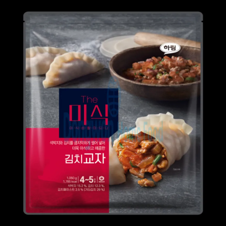(16:30마감(D) 더미식김치교자(하림산업/약30입/1.05KG)EA 이미지