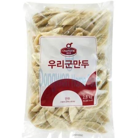 (16:30마감(D) 쉐프원우리군만두(대상/약95입/2.8kg)EA 이미지