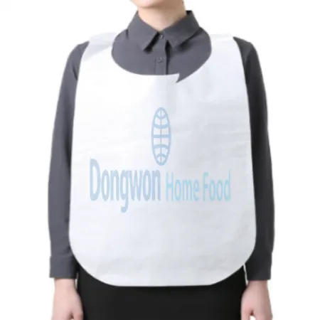 (16:30마감(D) 일회용앞치마(목걸이형/40*72cm/부직포/100매/흰색/실속형)EA 이미지