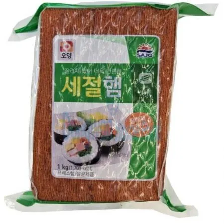 (16:30마감(D) 세절불고기햄(사조오양/닭고기:국산,돼지고기:국산/1kg)EA 이미지