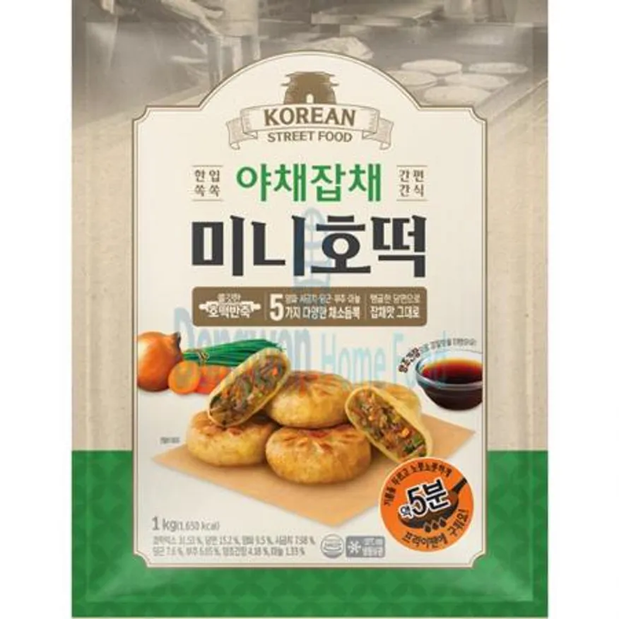 (16:30마감(D) 야채잡채미니호떡만두(에프앤서플라이/약32입/1KG)EA 이미지