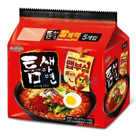 (16:30마감(D) 틈새라면빨계떡(팔도/120G*40EA)BOX 이미지
