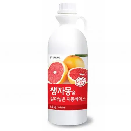 (16:30마감(D) 생과일을갈아만든자몽베이스(대상/1.8kg)EA 이미지