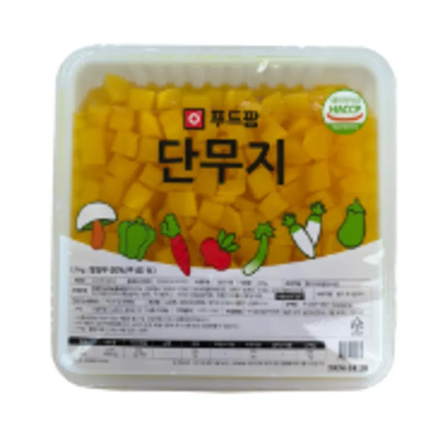 푸드팡 깍둑단무지(세천팜/2.5kg) 이미지