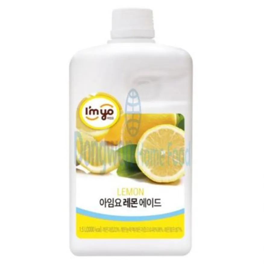 (16:30마감(D) 레몬에이드농축액(아임요/상온/1.5L)EA 이미지