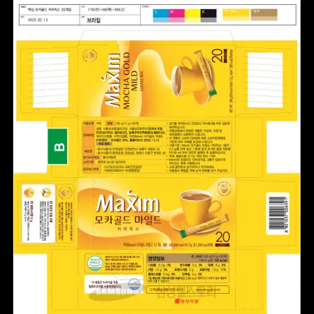 (16:30마감)맥심모카골드커피믹스(240G(12G*20EA)/PAC/동서) 이미지