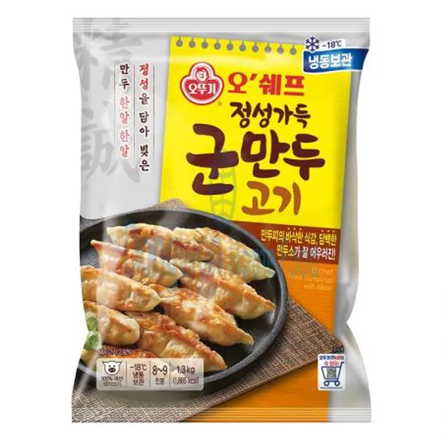 (16:30마감(D) 정성가득군만두(오뚜기/약46입/1.3KG)EA 이미지